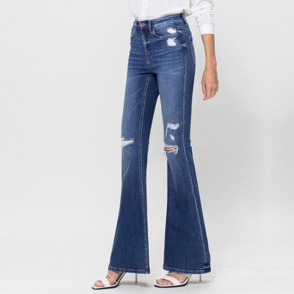 *NEW* Flying Monkey High-Rise Super Flare Jeans - Picture 6 of 10